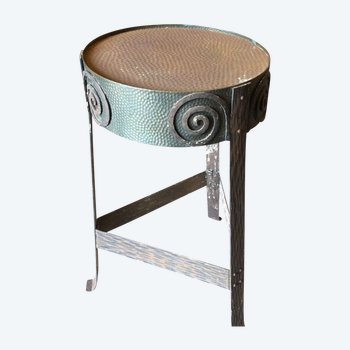Art deco pedestal table