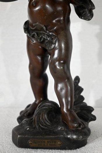 Righello "Bonne Fête", di A.J. Scotte - Fine XIX secolo