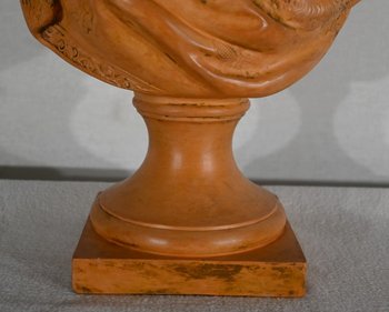 Busto in terracotta di Maria Antonietta, dopo F. Lecomte - 1920