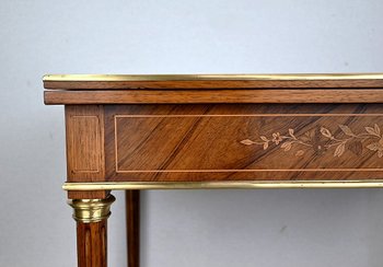 Table de Jeux en Palissandre, style Louis XVI – Fin XIXe