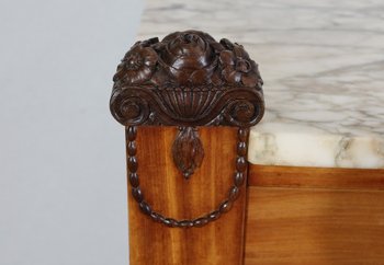 Buffet en Acajou blond de Ceylan, Art Déco – Début XXe