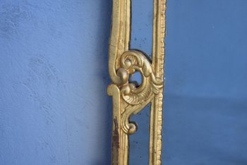 Miroir Provençal  Louis XV  Bois Sculpté Doré époque XVIIIème            