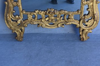 Miroir Provençal  Louis XV  Bois Sculpté Doré époque XVIIIème            