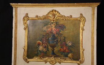 Trumeau de cheminée Louis XV, XVIIIème siècle 