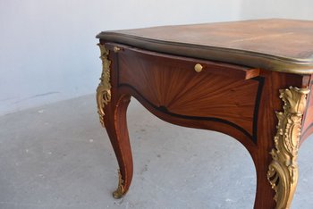             Scrittoio Napoleone III Ricco Bronzo Dorato Registro
