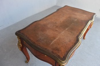             Scrittoio Napoleone III Ricco Bronzo Dorato Registro