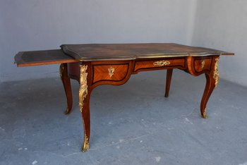             Scrittoio Napoleone III Ricco Bronzo Dorato Registro