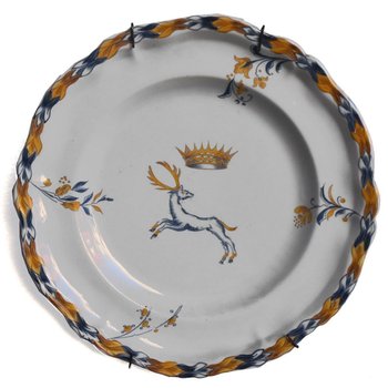 Pair Of Ceramic Dishes By Emile Gallé