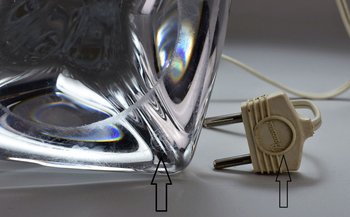 Lampada di cristallo Baccarat