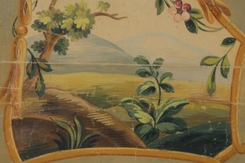 Cartone di arazzo Aubusson verde