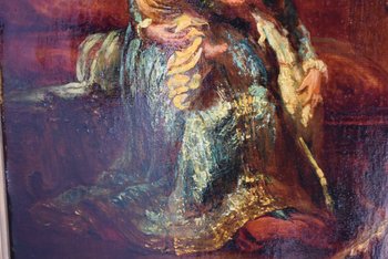             Coppia Di Olio Su Tela Di F. Maury (1861-1933)