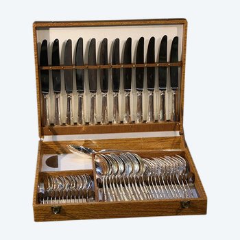 Ercuis silver-plated cutlery set 49pieces 