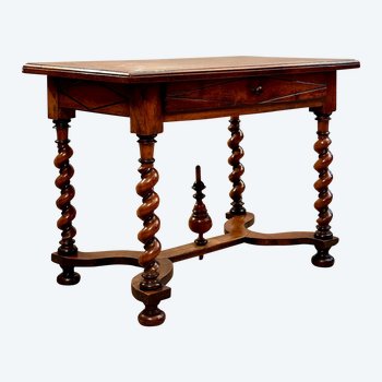Middle Table In Walnut Louis XIII period XVIIth century