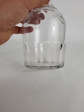 Carafe et bouteille en cristal de Baccarat
