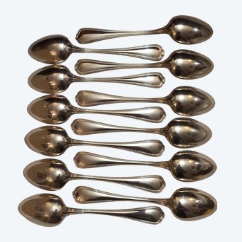 12 Christofle Spatour dessert spoons