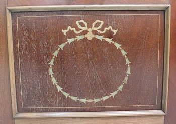 Porte Revues - Tabouret Anglais en Acajou Blond - 1900 / 1920