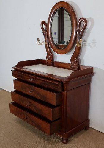 Petite Commode Psyché, époque Restauration – Début XIXe