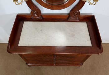 Petite Commode Psyché, époque Restauration – Début XIXe