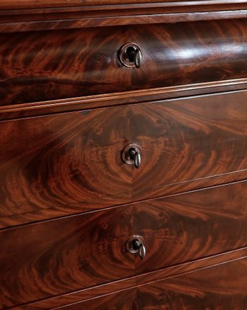 Petite Commode Psyché, époque Restauration – Début XIXe