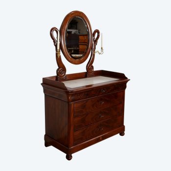 Petite Commode Psyché, époque Restauration – Début XIXe