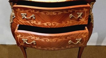Commode Sauteuse en Acajou, style Transition Louis XIV / Louis XV – Début XXe