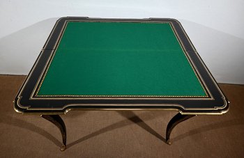 Consolle in legno di pero annerito, periodo Napoleone III - Metà del XIX secolo