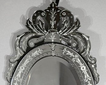 Miroir Ovale Vénitien – 1940