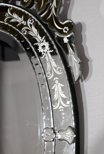 Miroir Ovale Vénitien – 1940
