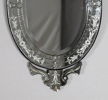 Miroir Ovale Vénitien – 1940