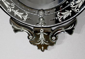 Miroir Ovale Vénitien – 1940