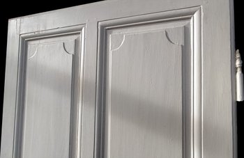 rois Portes Ancienne à écoinçons époque XVIIIème En Chêne Boiserie Porte