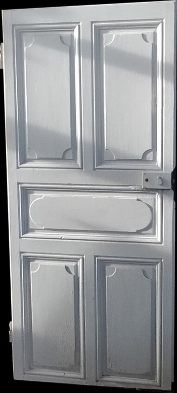 rois Portes Ancienne à écoinçons époque XVIIIème En Chêne Boiserie Porte