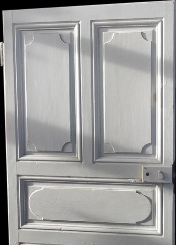 rois Portes Ancienne à écoinçons époque XVIIIème En Chêne Boiserie Porte
