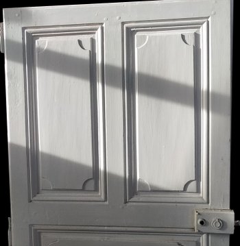 rois Portes Ancienne à écoinçons époque XVIIIème En Chêne Boiserie Porte