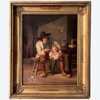Scena interna nello stile di David II TENIERS il Giovane.