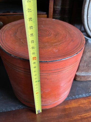 Birma Red Lacquer Box