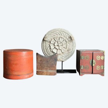 Birma Red Lacquer Box