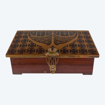             Boite En Palissandre Art Nouveau 1900 Erhard & Sohne            