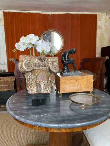 Gilded Bronze Empire Top Tray
