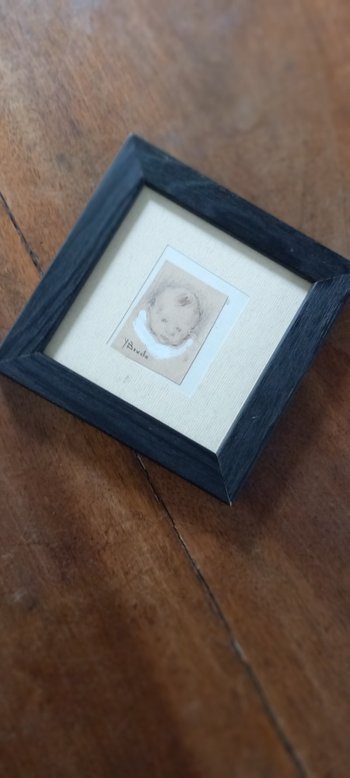 Disegno su pietra nera: Yvonne Brudo (XIX-XX)