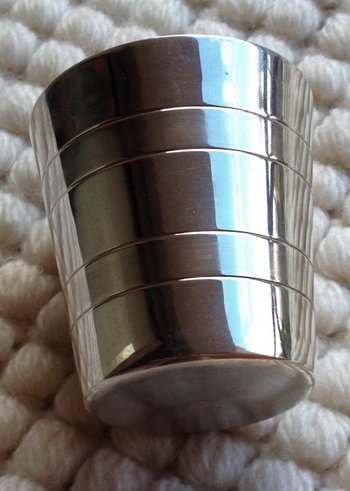 Pretty cup in silver metal Goldsmith Fabre, Paris
