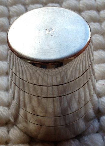 Pretty cup in silver metal Goldsmith Fabre, Paris
