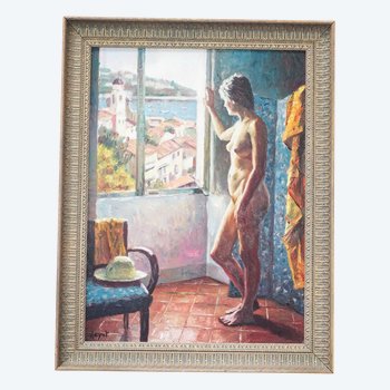 Pascal HAYOT "Nude at the window" HST St Tropez.