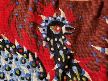 Tapestry of aprés M Fochler of the workshops of contemporary art the lice year 1960