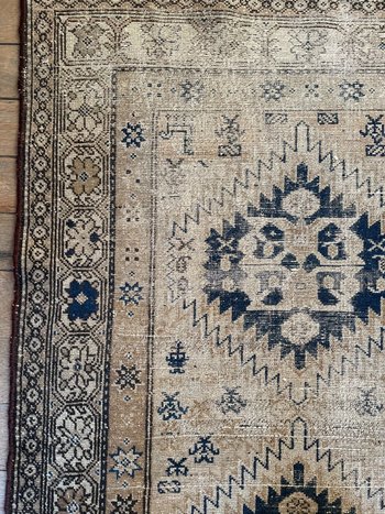 Beautiful Oriental Antique Carpet with Light Tones