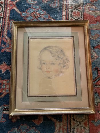 Child Portrait Pencil Drawing