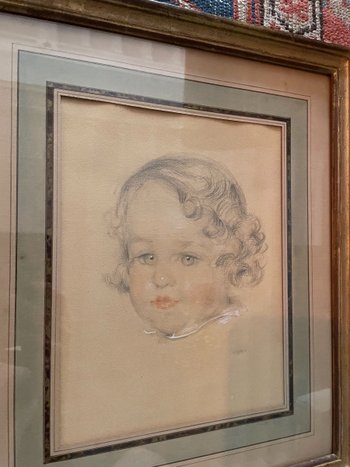 Child Portrait Pencil Drawing