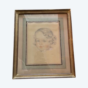 Child Portrait Pencil Drawing