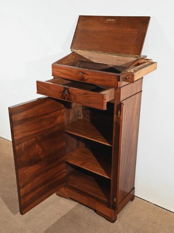 Pupitre Faux Cartonnier en Acajou, époque Restauration – 1ère Partie du XIXe