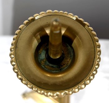 Pair of Gilded Bronze Candle Picks - 2nd half XIXth century